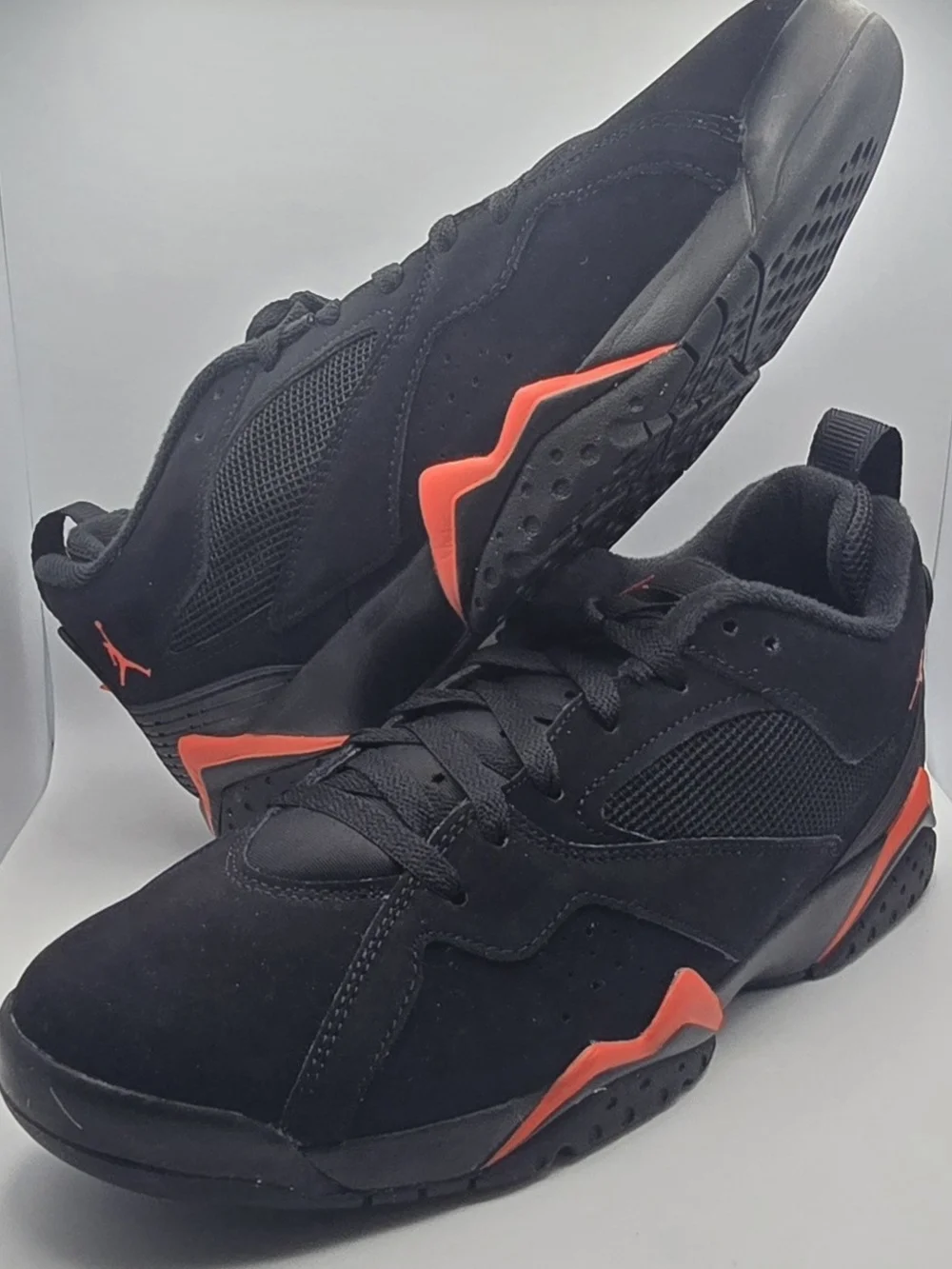 Jordan MVP 92 Black with Red Accent Low-Top Sneaker Mens 10.5